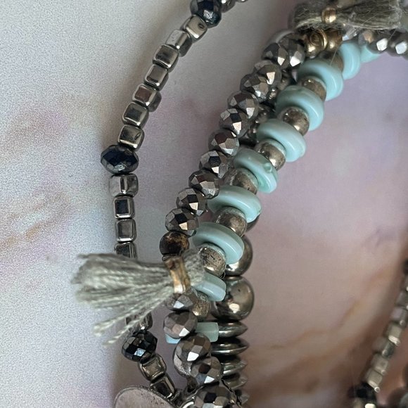 Stretch Bracelets (Navy) - Picture 3 of 5